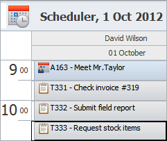 Field Service Software Jobs Schedule