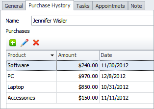 Track Purchase History